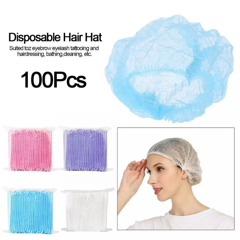 Brand New 100 Pcs Disposable Hat